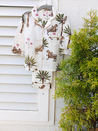 White Jungle Night Suit