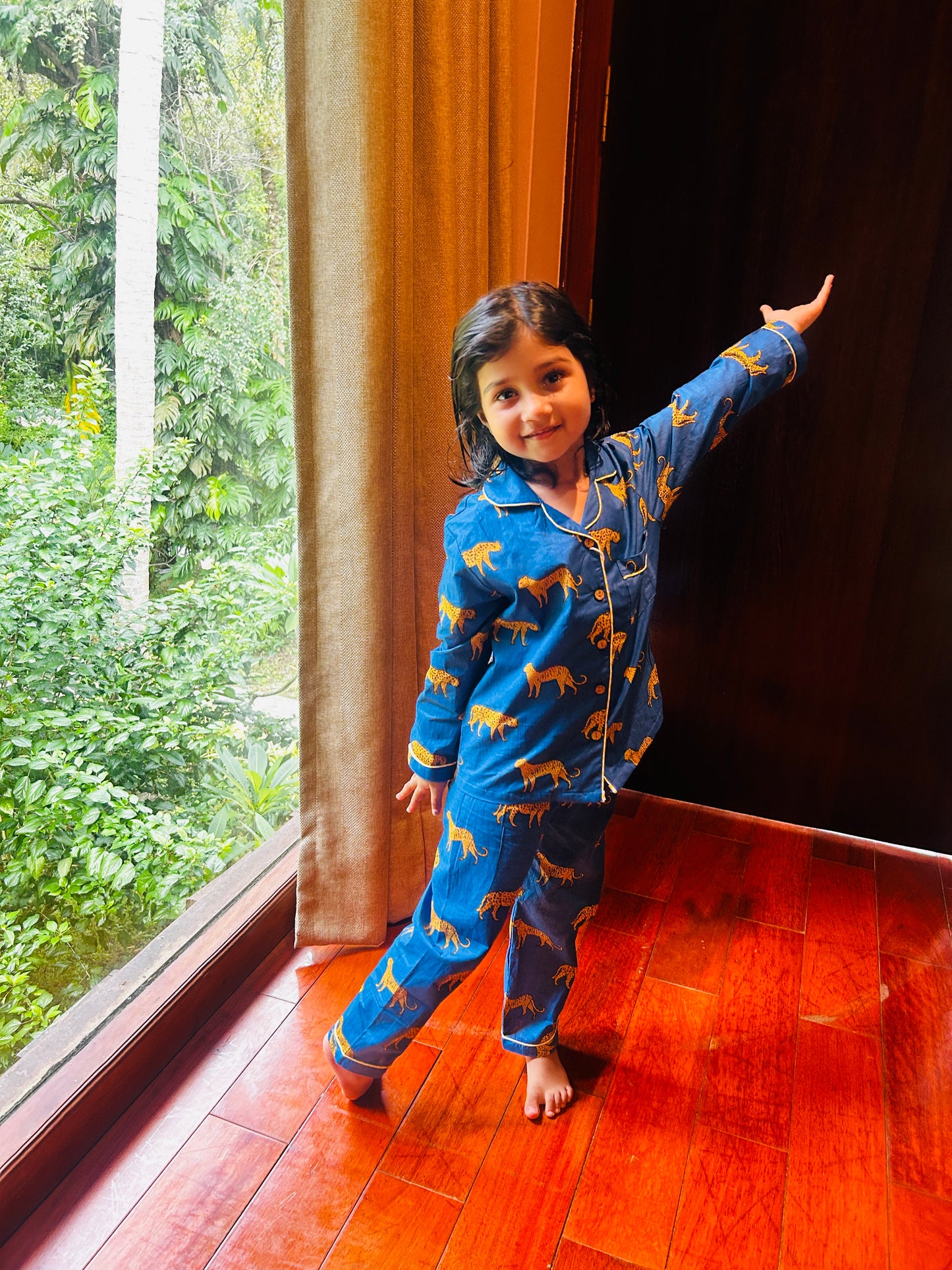The Blue Panther Kids pajama set