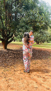 White Coastal daughter/son twinning sets-Pure Cotton