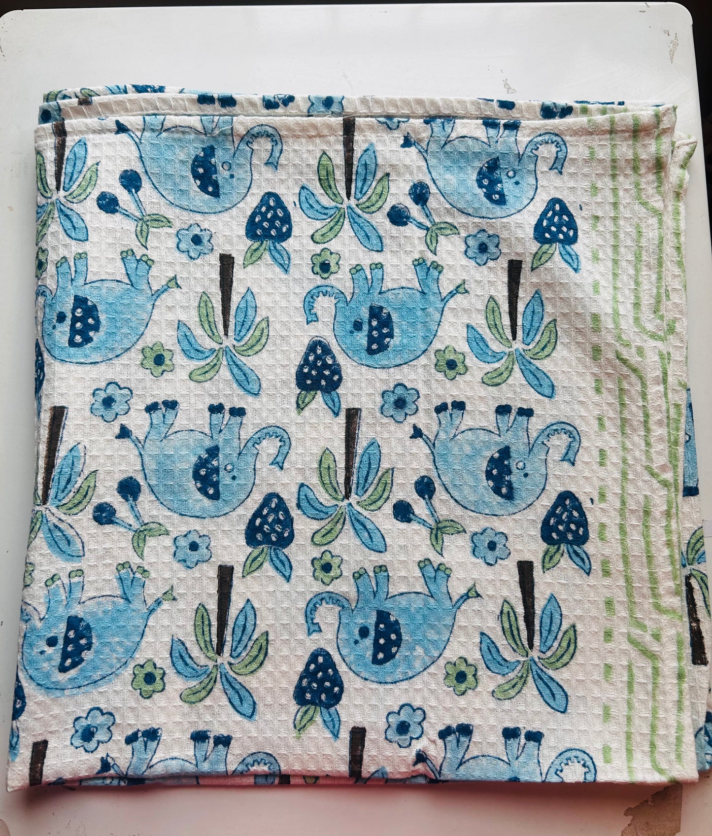 Blue Jungle: Kids Waffle Towels