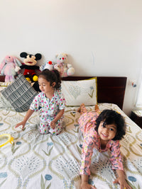 Multicolor Fruit Print Night Suit- Half Sleeve