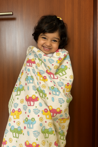 Racing Dreamer: Kids Waffle Towels