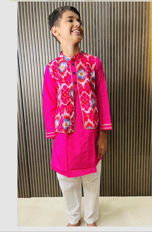 Ethnic Pink Kurta Pyjama