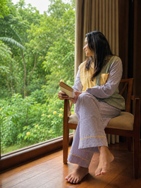 The Lazy Sunday Morning Set- Women PJ set -Pure Cotton-Relaxed fit
