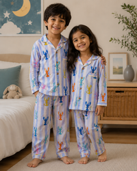 The Lobster print Night Suit
