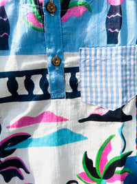 The Blue White Ocean kurta pajama