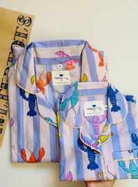 The Lobster print Night Suit twinning sets