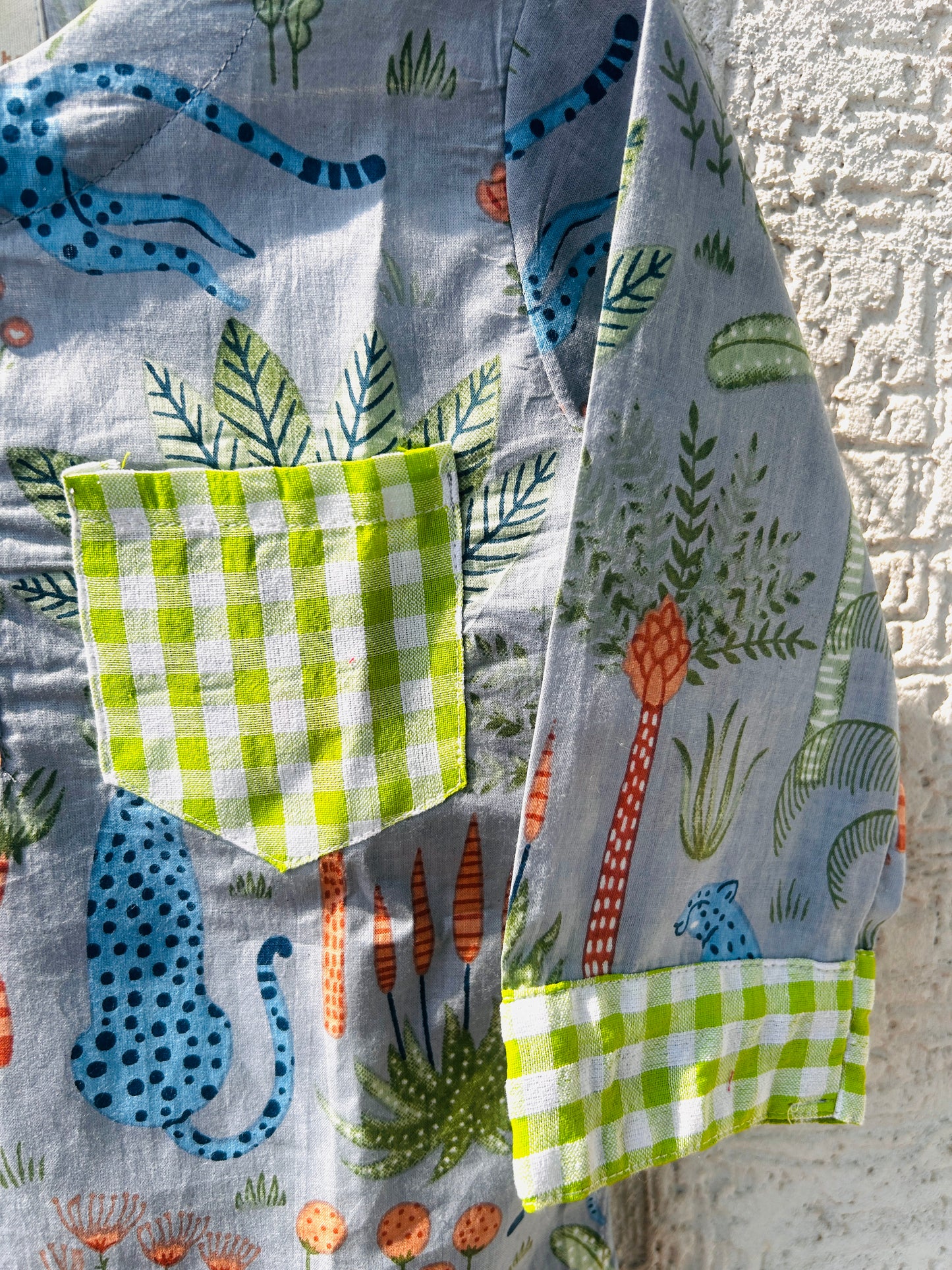 The Green Grey Forest kurta pajama