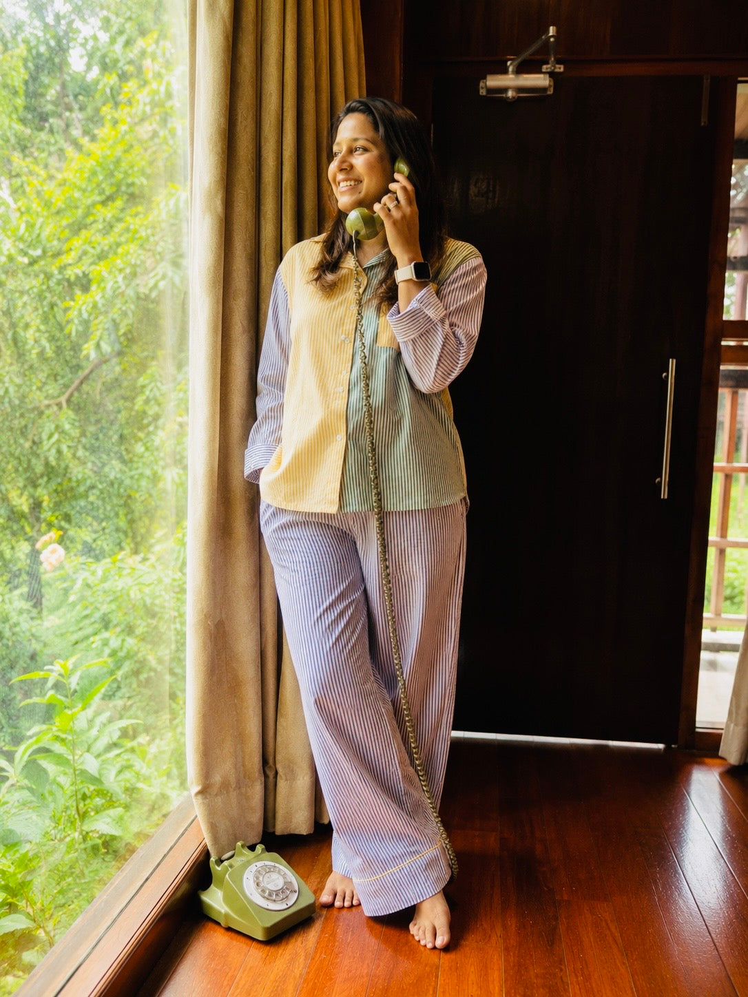 The Lazy Sunday Morning Set- Women PJ set -Pure Cotton-Relaxed fit