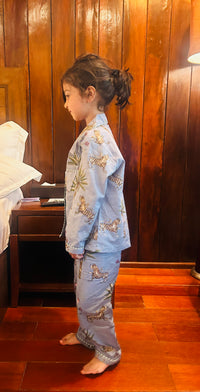 The Grey Jungle Kids pajama set