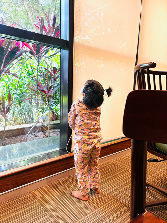 Pink Zebra Print Casual Kurta Pajama