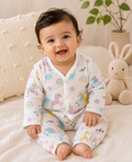 GOTS certified organic Muslin unisex Pajama set for Babies| Unicorn