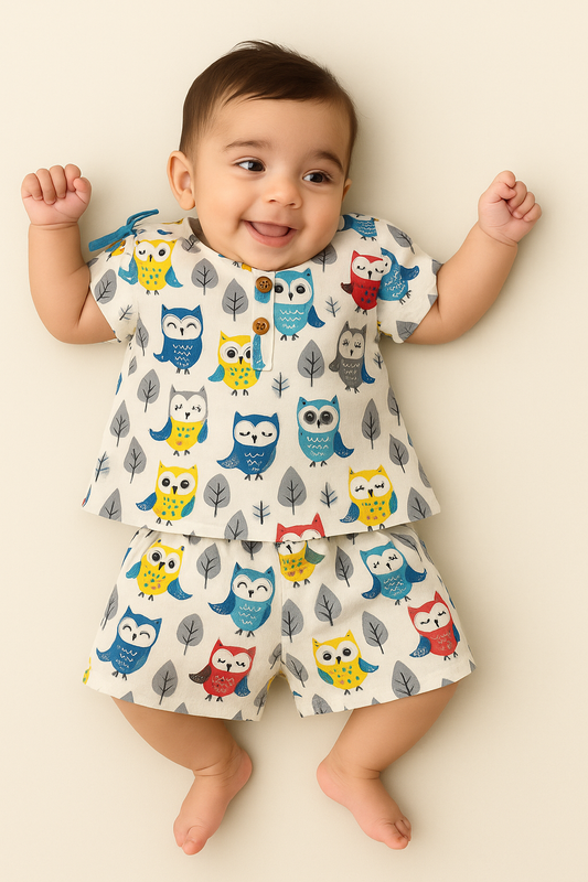 Gender Neutral -Lucky Owl Coord Set