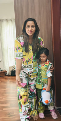 Green Island Slumber daughter/son twinning sets-Pure Cotton