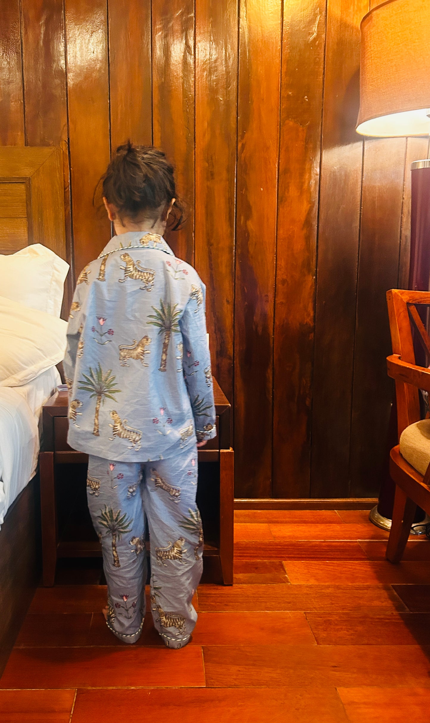 The Grey Jungle Kids pajama set