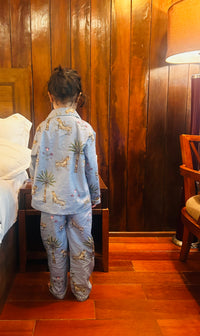 The Grey Jungle Kids pajama set