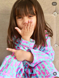 Clever Bunny Pink Night Suit