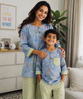 The Green Grey Forest Matching Pajama Set