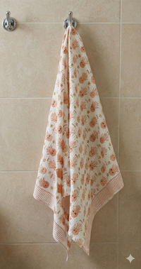 Pink Octopus: Kids Waffle Towels