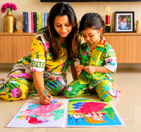 Green Island Slumber daughter/son twinning sets-Pure Cotton