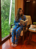 The Blue Panther Women PJ set -Pure Cotton