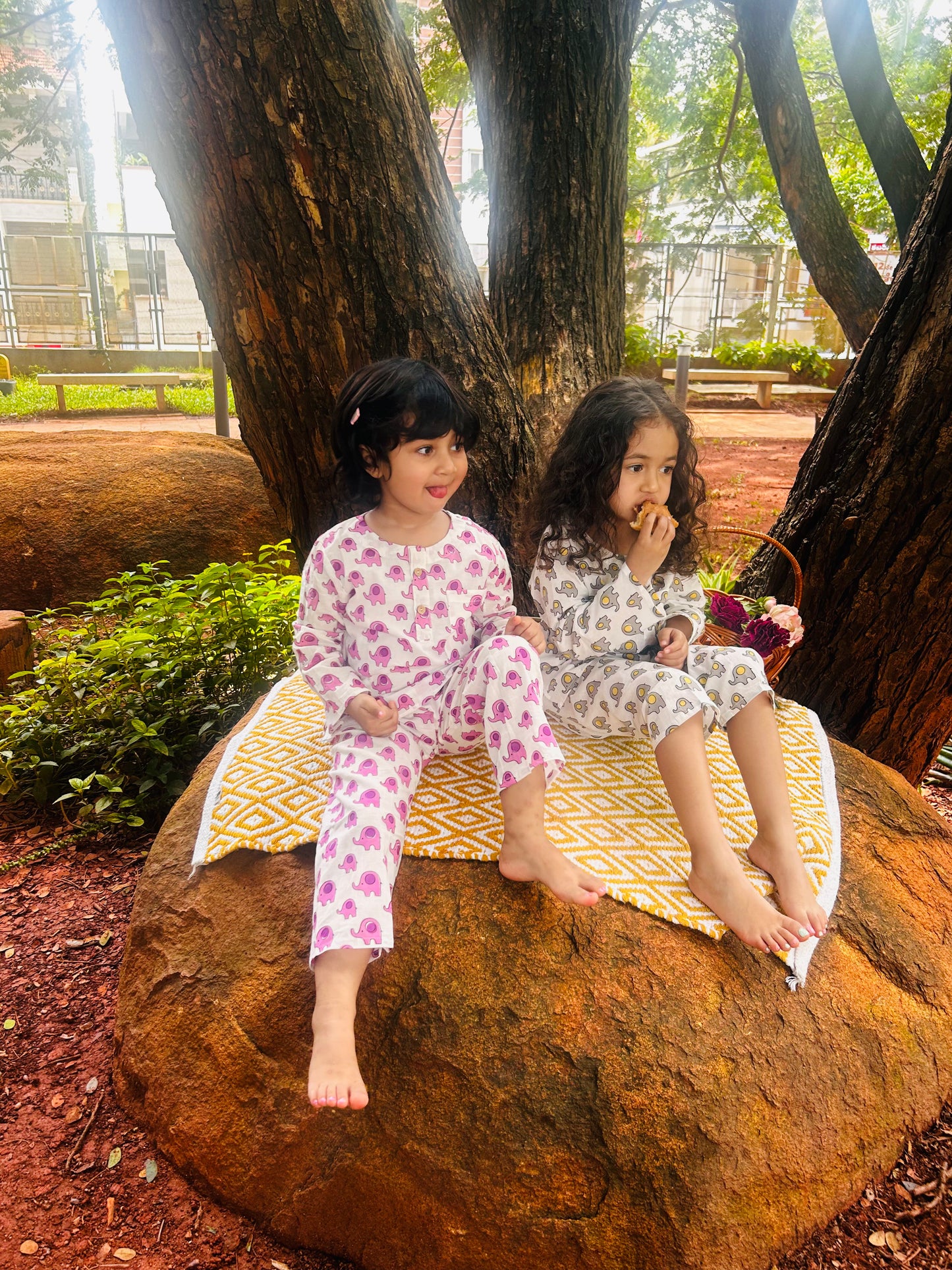 Little Pink Tusk  Kurta Pajama