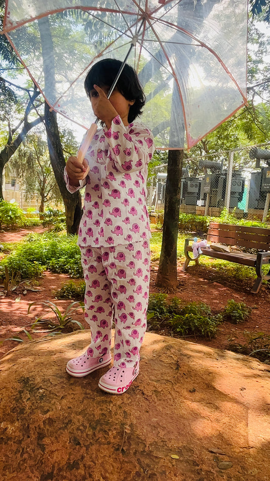 Little Pink Tusk  Kurta Pajama