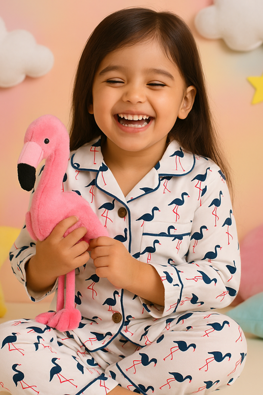 Sassy Flamingo Night Suit