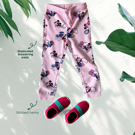 Disney Baby Girls Pink Pants