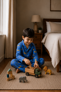 The Blue Panther Kids pajama set