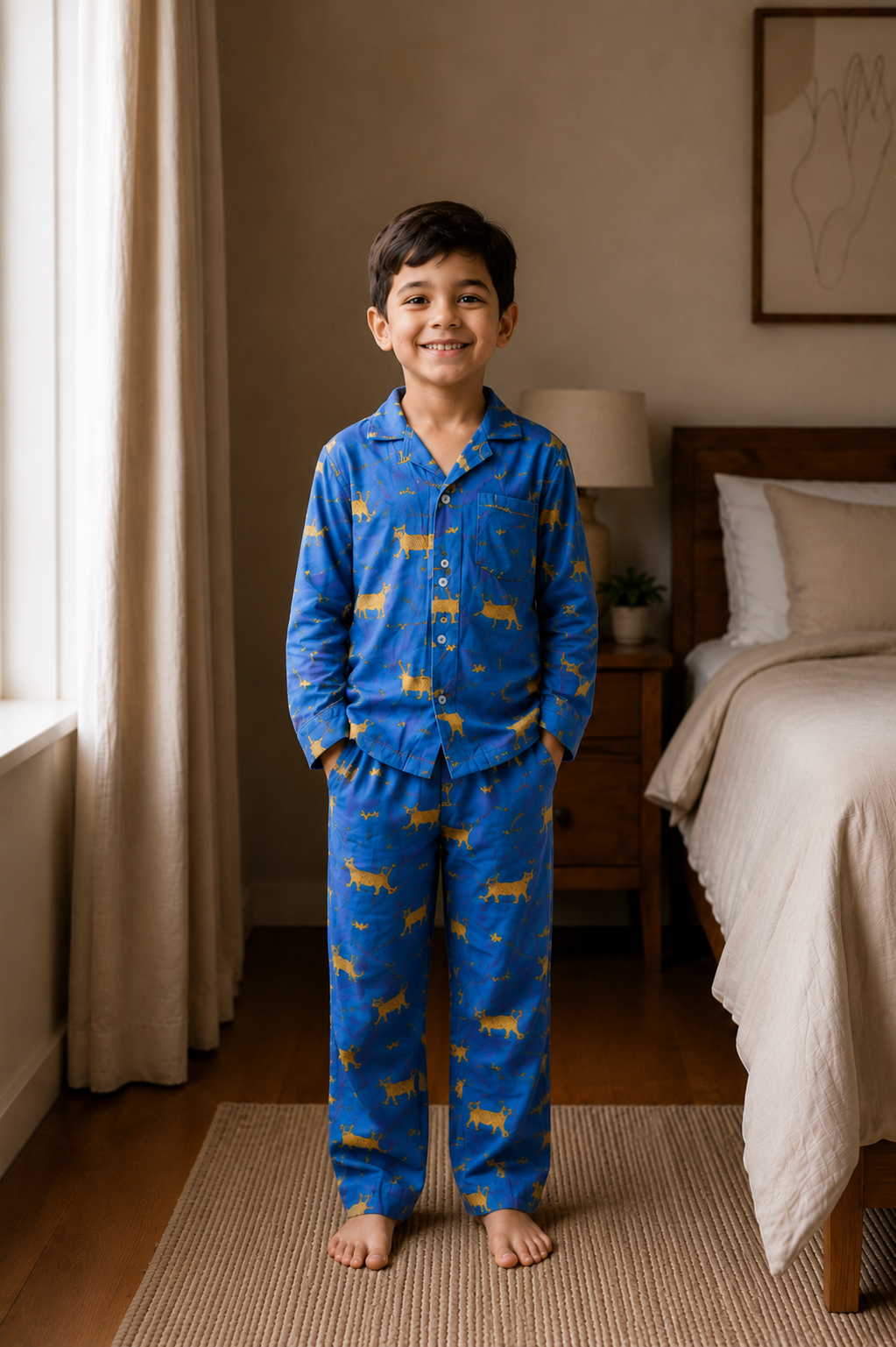 The Blue Panther Kids pajama set