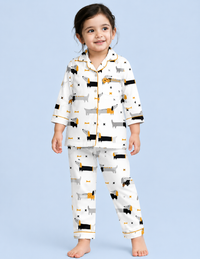 Dapper Dalmatians Cotton Pajama Set