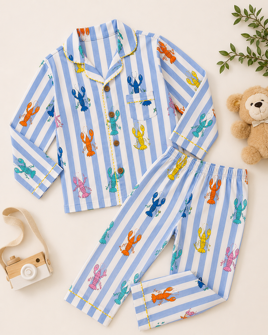 The Lobster print Night Suit