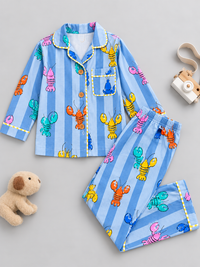 The Grey Lobster print Night Suit