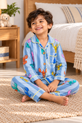 The Grey Lobster print Night Suit
