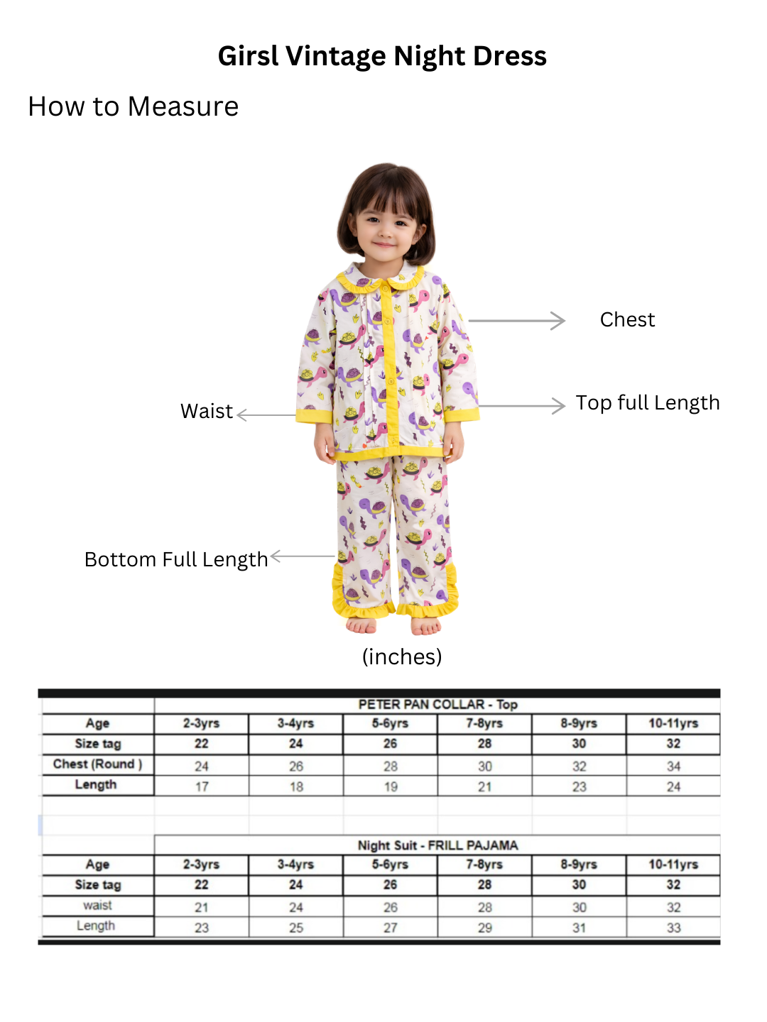 Handcrafted Turtle Pink Animal Print Night Dress