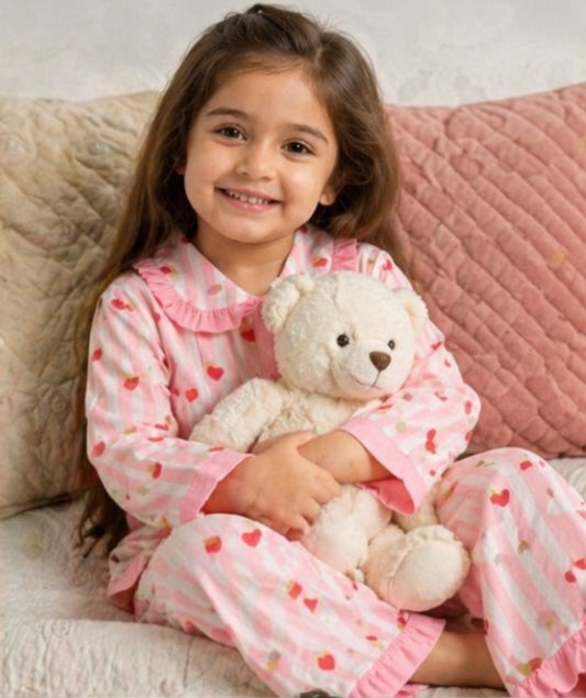 Pink Heart Night Dress