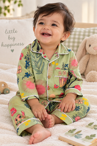 Green Jungle Night Suit