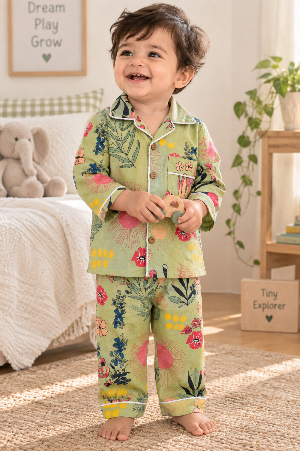 Green Jungle mom twinning sets