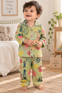 Green Jungle mom twinning sets