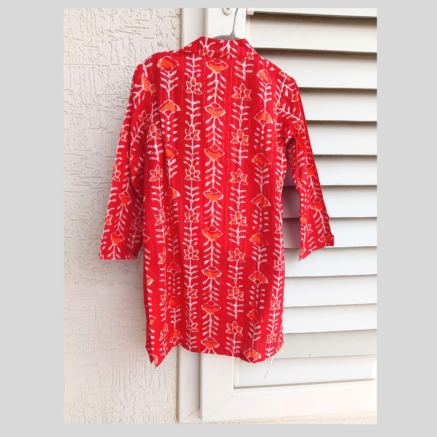 Ethnic Red Kurta Pyjama