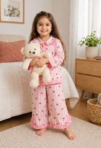 Pink Heart Night Dress