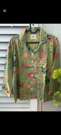 Green Jungle Night Suit