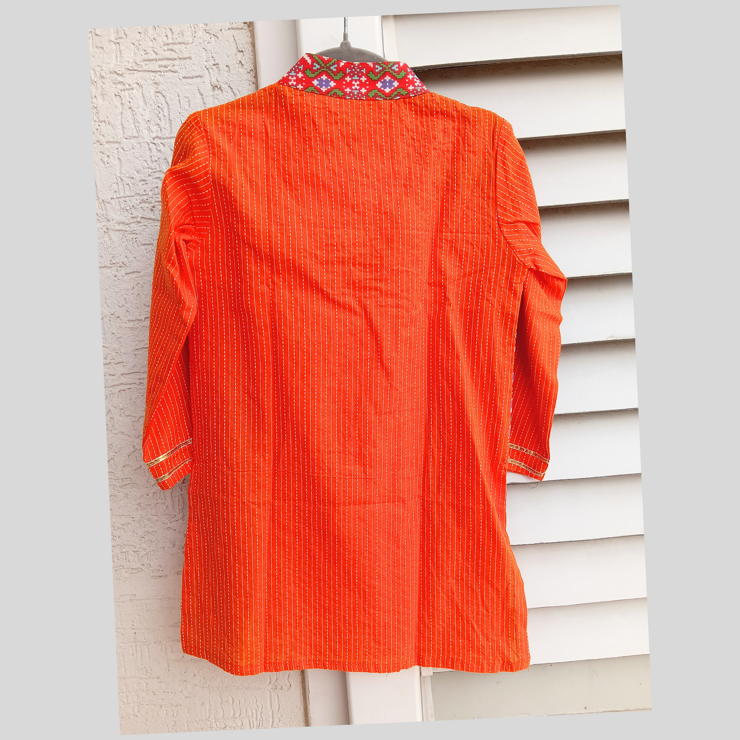 Ethnic Orange Kurta Pyjama