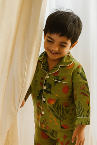 Green Jungle Night Suit