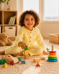 The yellow unicorn safari Kurta Pajama